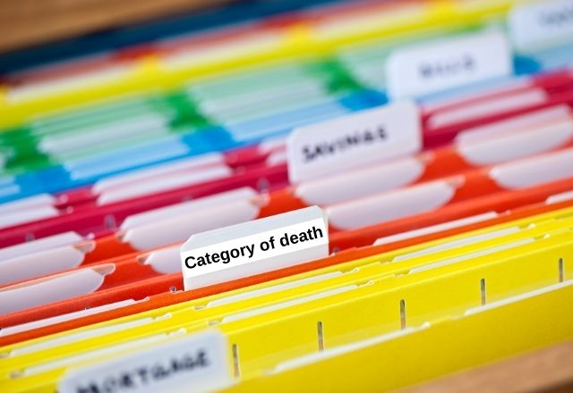 Category of death: Clarifications